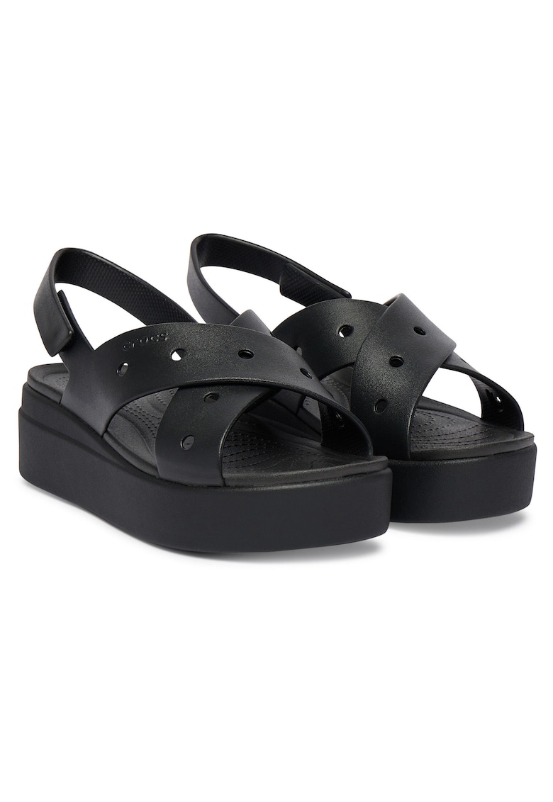 Sandale dama - plastic - negru -