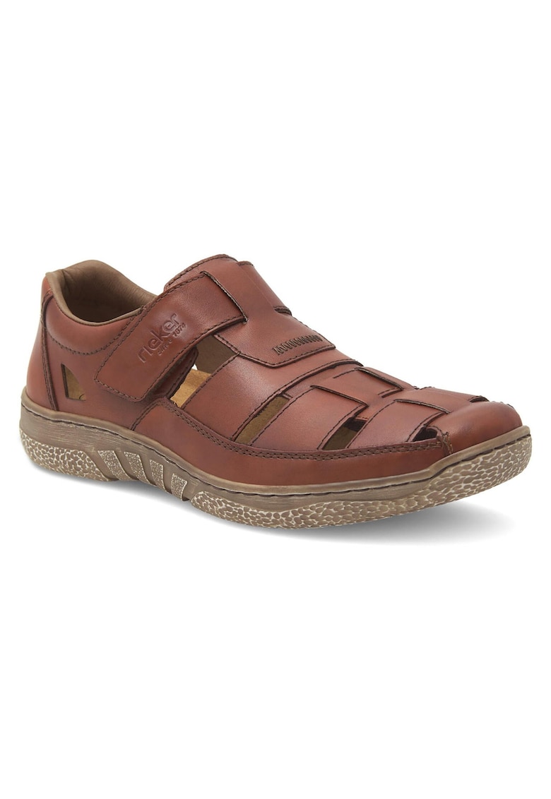 Sandale barbat - piele naturala - maro - 43 EU -