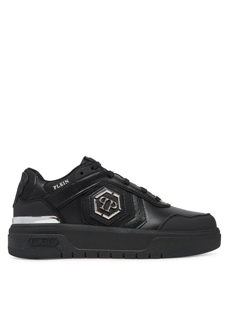 Tenisi barbati - piele ecologica - negru - stil modern - confort maxim -