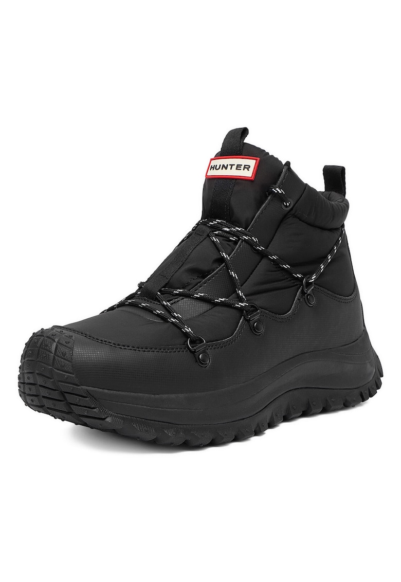 Pantofi sport barbati - material textil - negru -