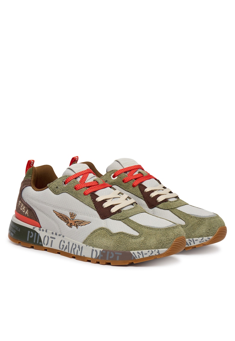 Pantofi sport barbati - material textil - multicolor - Multicolor