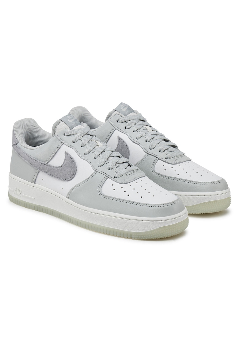 Tenisi barbati - piele naturala - gri - tehnologie Nike Air