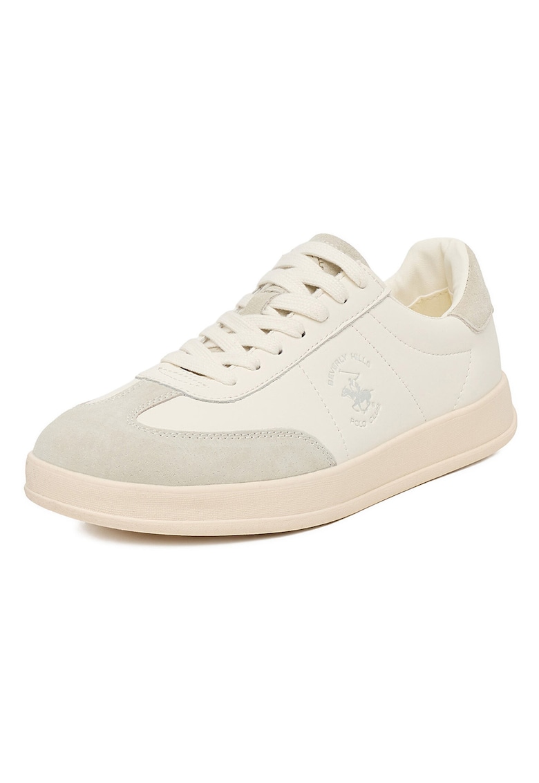 Tenisi barbati - piele naturala - alb - sportivi - eleganti