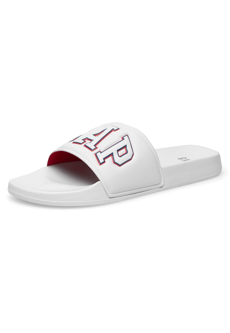 Slapi barbat - plastic - alb -