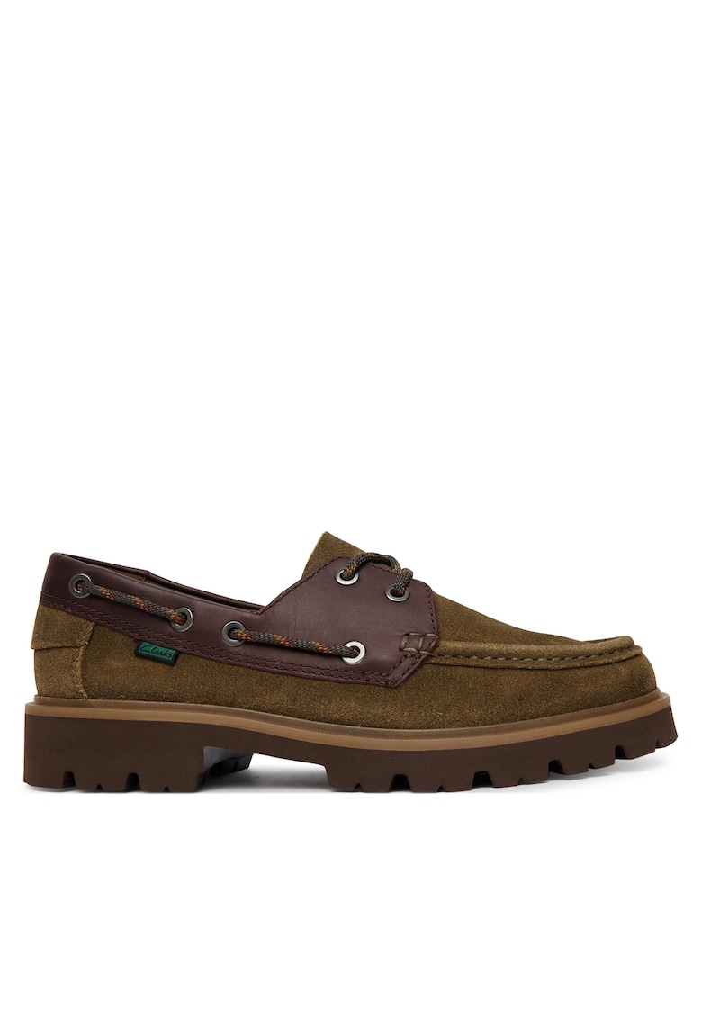 Mocasini barbati - piele naturala - verde