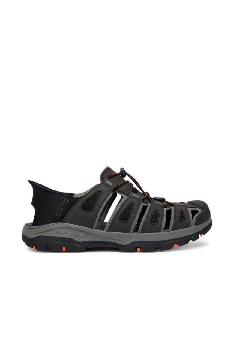 Sandale barbat - piele ecologica - negru