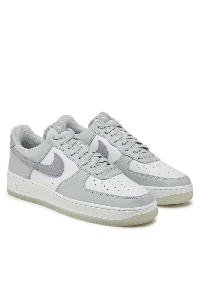 Tenisi barbati - piele naturala - gri - tehnologie Nike Air