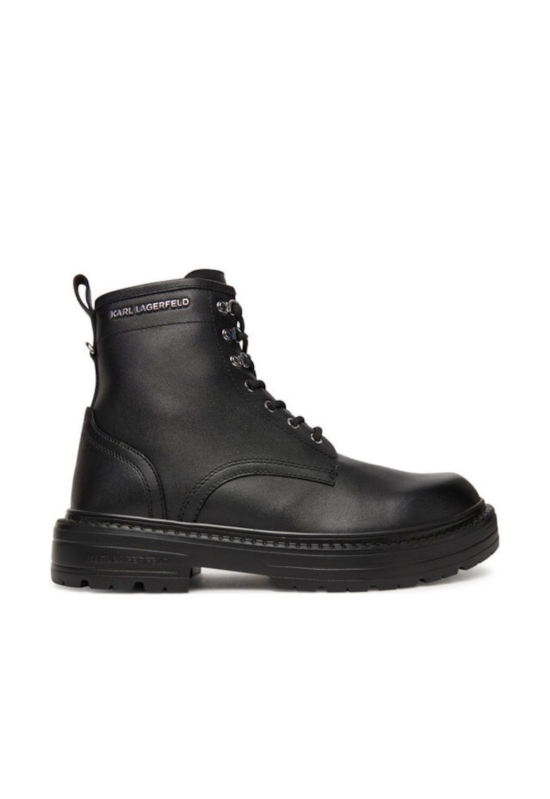 Ghete barbati - piele naturala - negru -