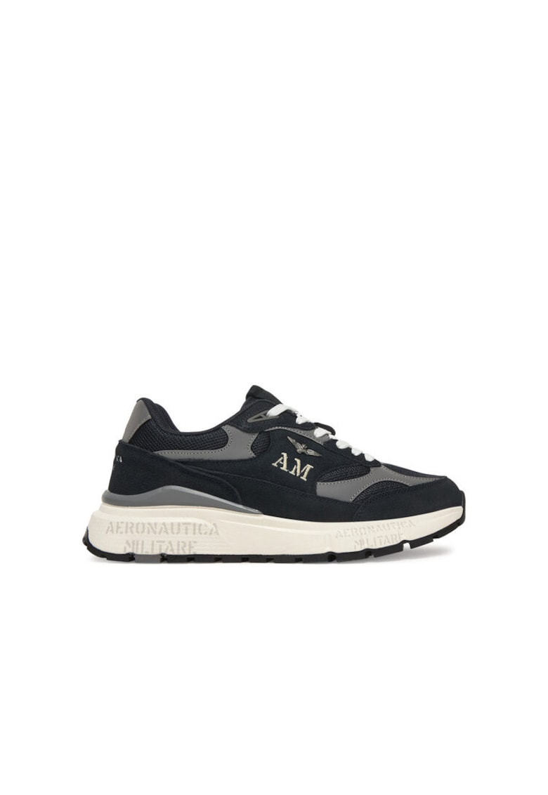 Pantofi sport barbati - bleumarin/gri - textil