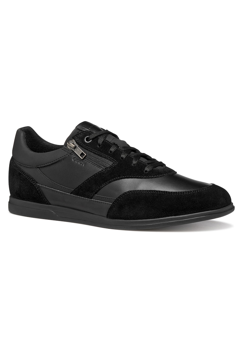 Tenisi barbati - piele naturala - negru -