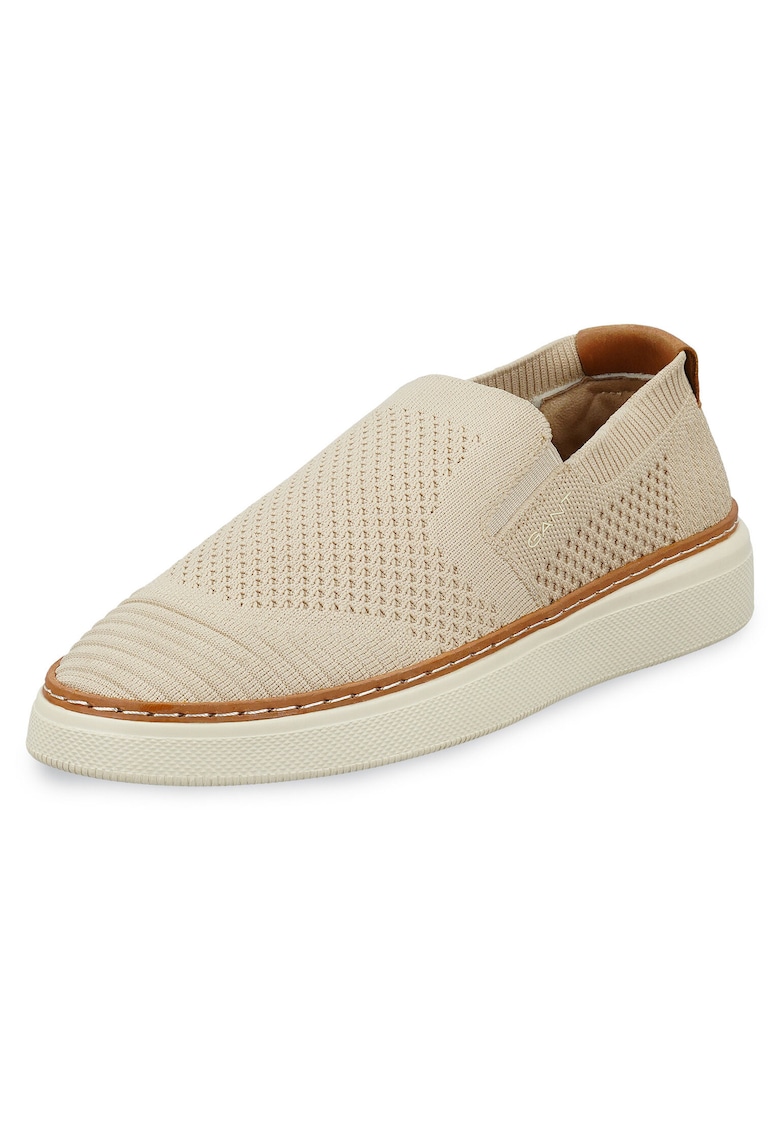 Pantofi barbati - material textil - bej -