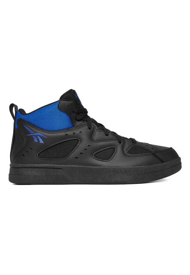 Tenisi barbati - peste glezna - material sintetic - negru/albastru - 45.5