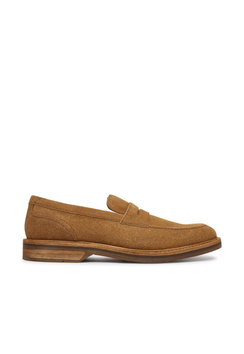 Pantofi barbati - piele - 65487 - Maro