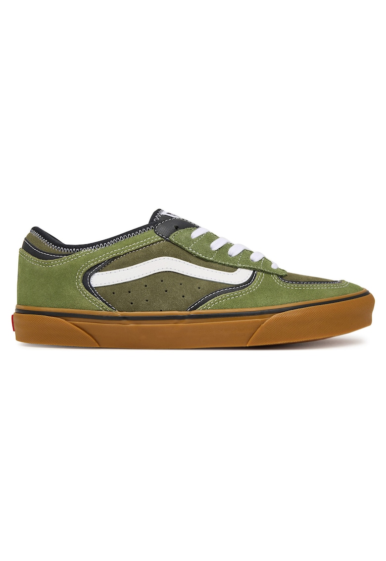 Tenisi barbati - piele naturala - verde -