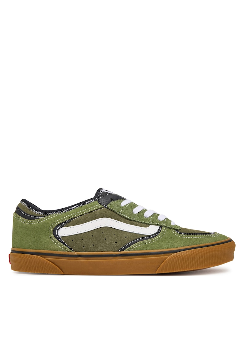 Tenisi barbati - piele naturala - verde -