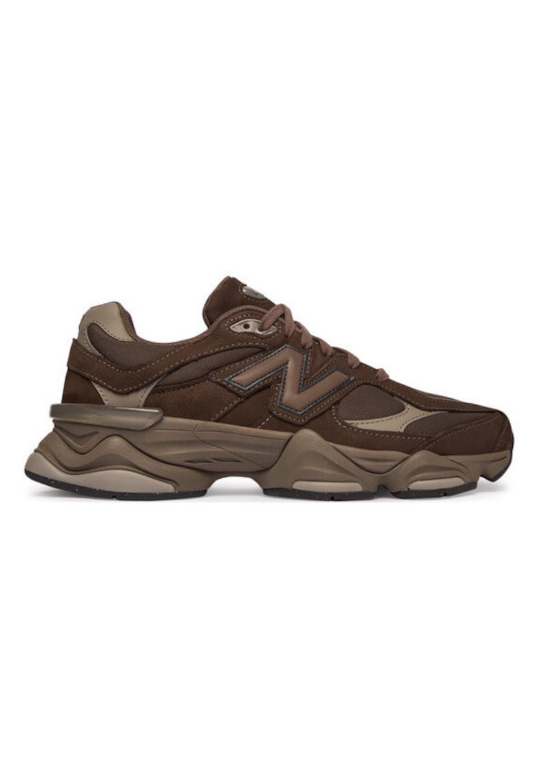 Pantofi sport barbati - piele naturala - maro -