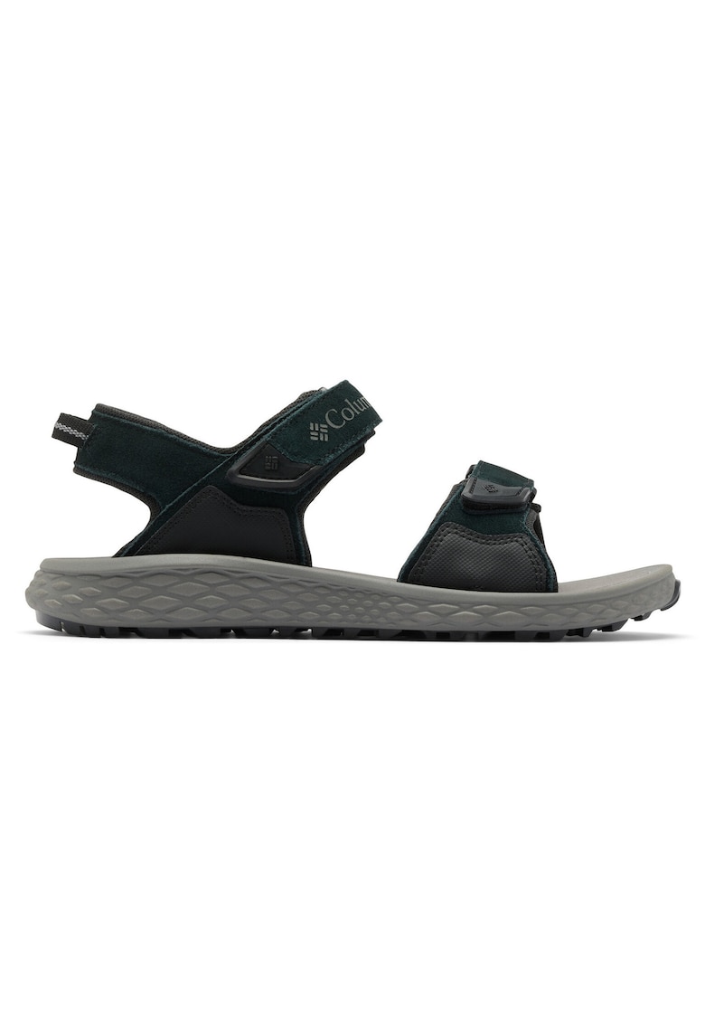 Sandale barbat - piele naturala - negru - 48 EU -
