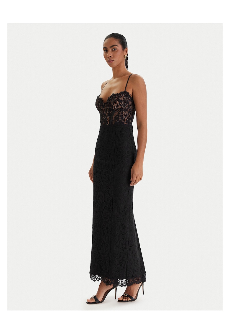 Rochie de seara - negru - poliester - Negru