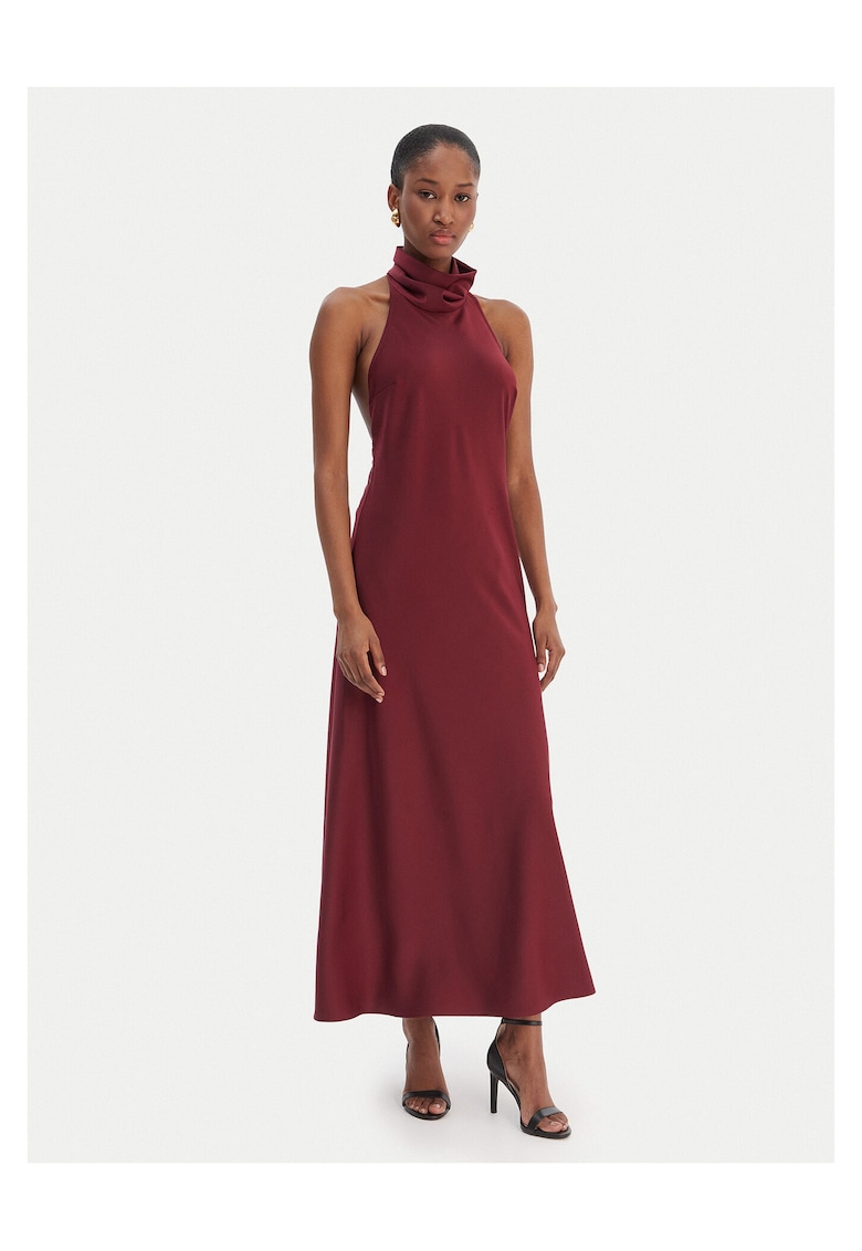 Rochie de cocktail bordeaux - Bordeaux