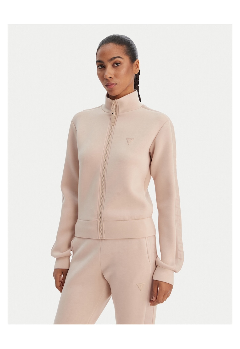 Bluza dama - fermoar - din viscoza - bej