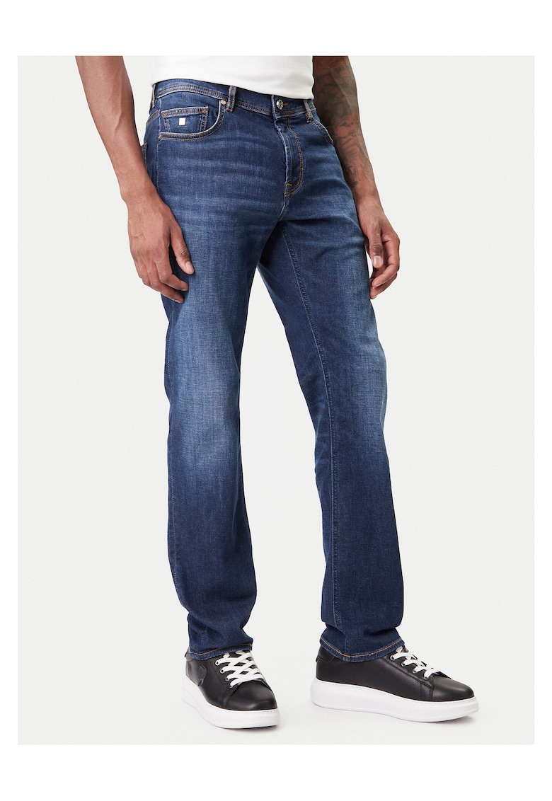 Blugi barbati slim fit - Bleumarin