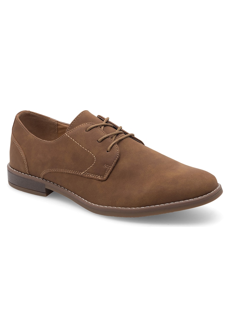 Pantofi barbati - elegant - camel - sintetic -
