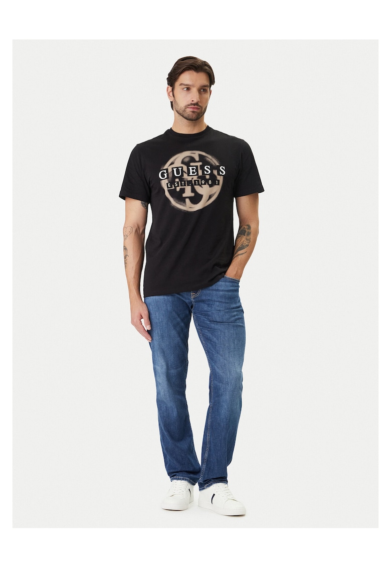 Blugi Barbati - din Bumbac - 46987 - Albastru