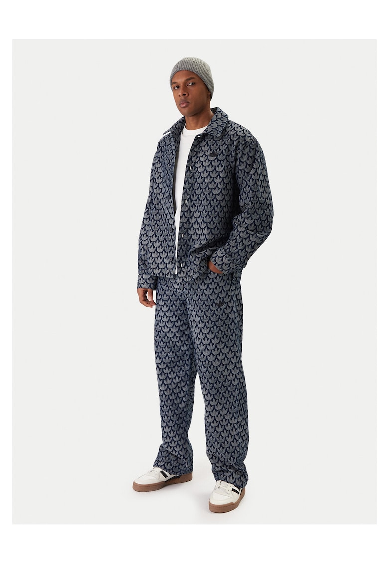 Pantaloni barbati - albastru - sintetic -