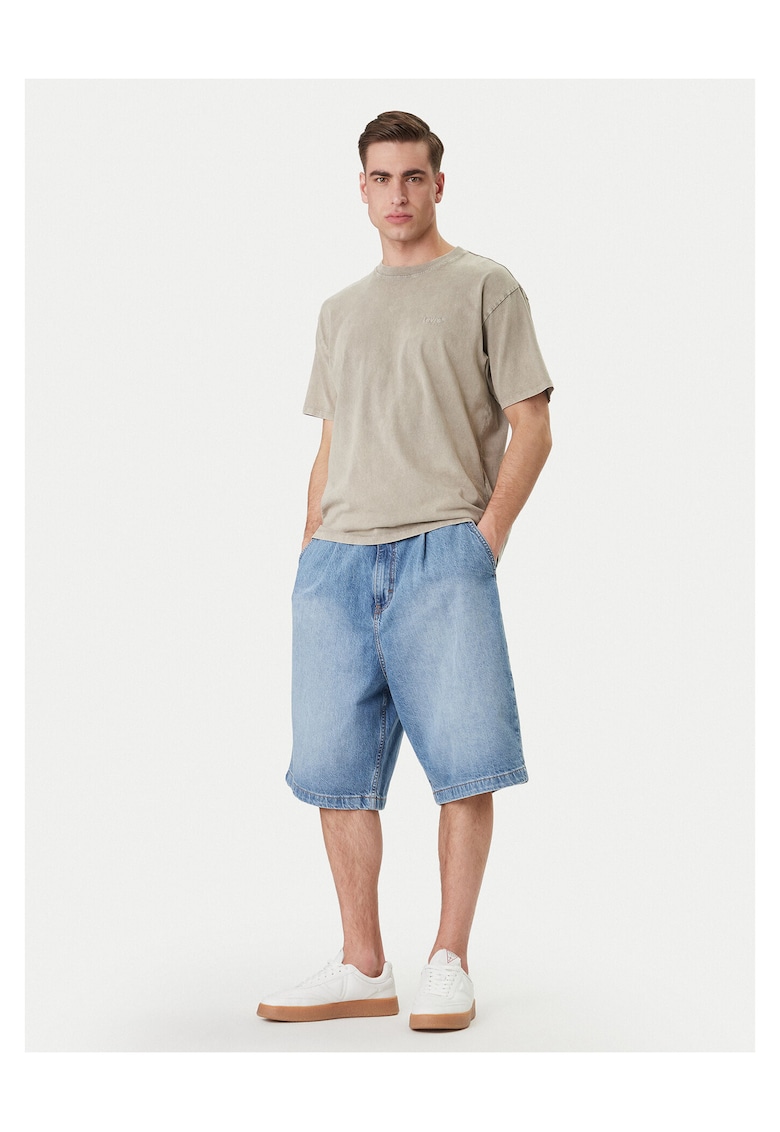 Pantaloni scurti Barbati - bumbac - albastru