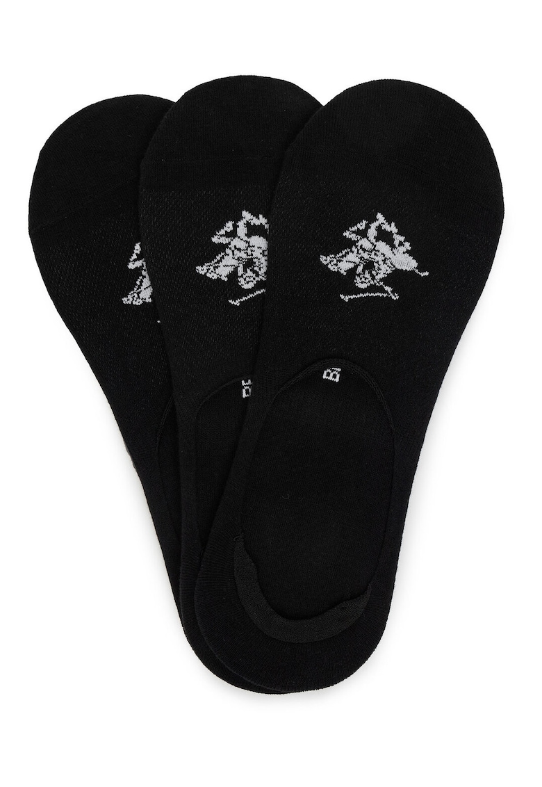 Set 3 par stopki unisex - negru - 43-46