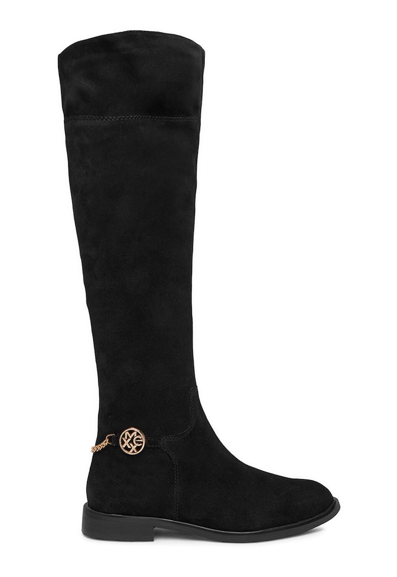 Cizme dama - piele naturala - negru - Negru