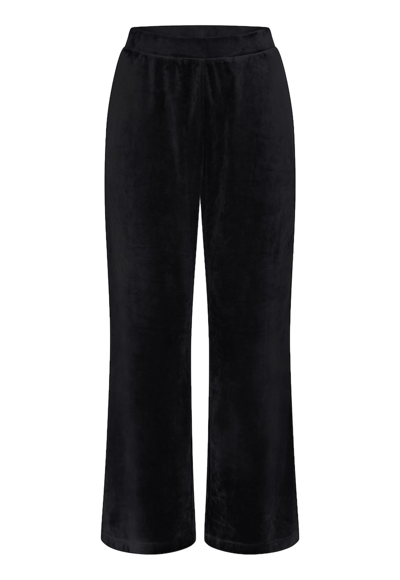 Pantaloni de pijama pentru femei - plastic - negru -
