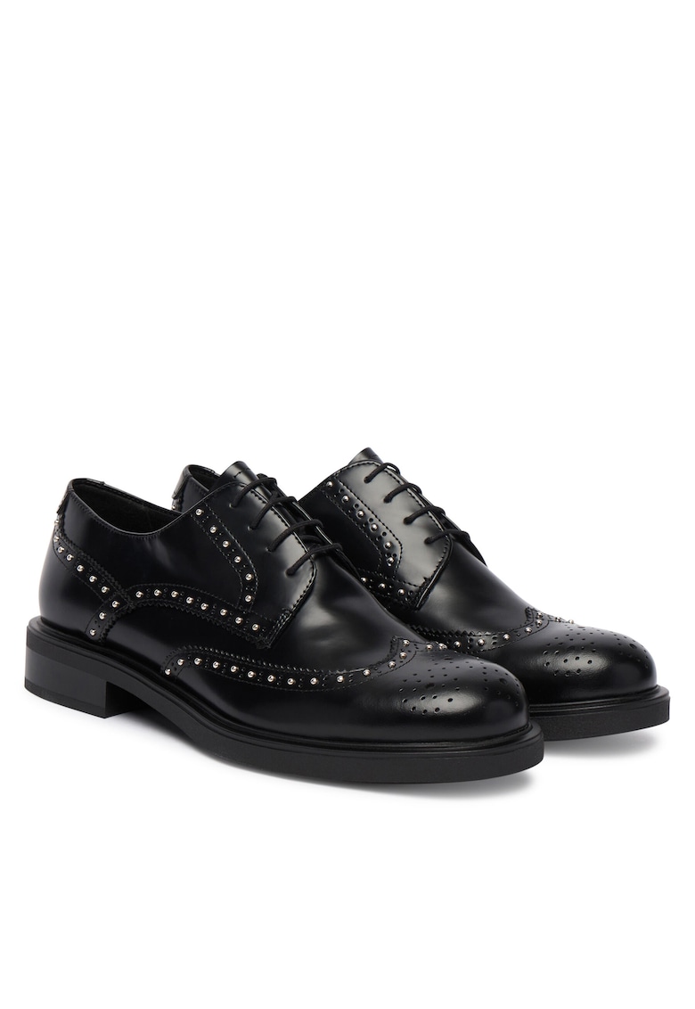 Mocasini dama - Oxfordy - piele naturala - negru
