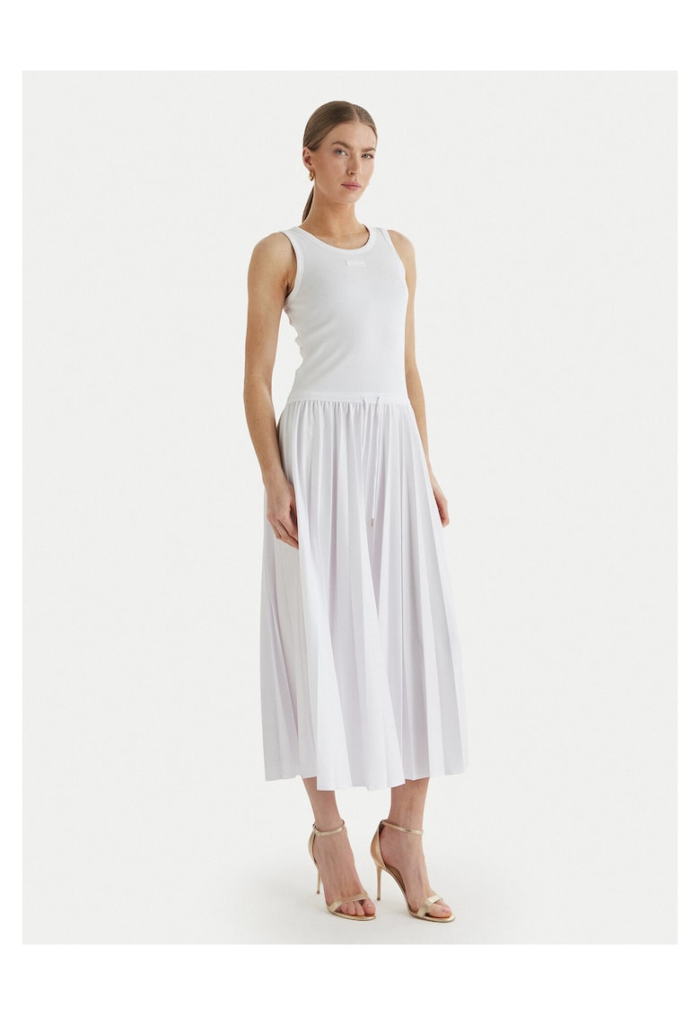 Rochie pentru femei - 96% bumbac - 4% elastan - EU - Alb