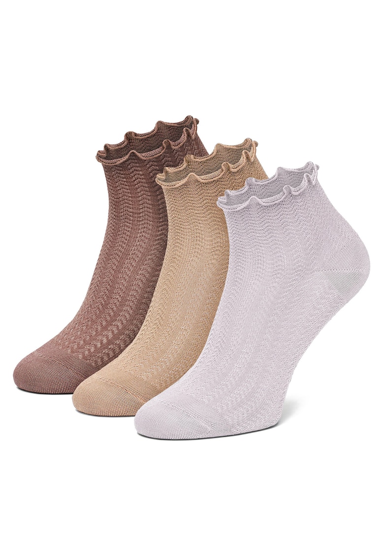 Set 3 perechi sosete dama multicolor 39-42