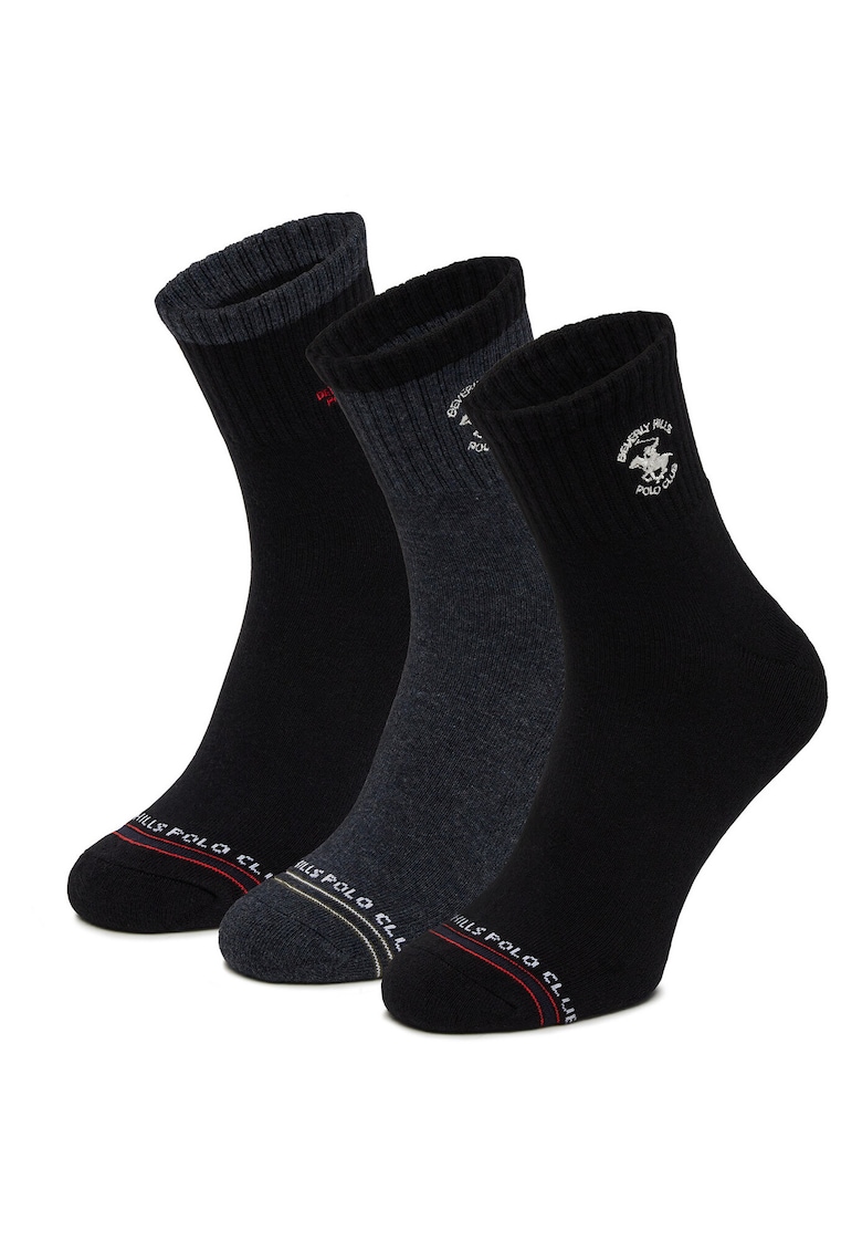 Set 3 perechi sosete barbati - negru - 39-42