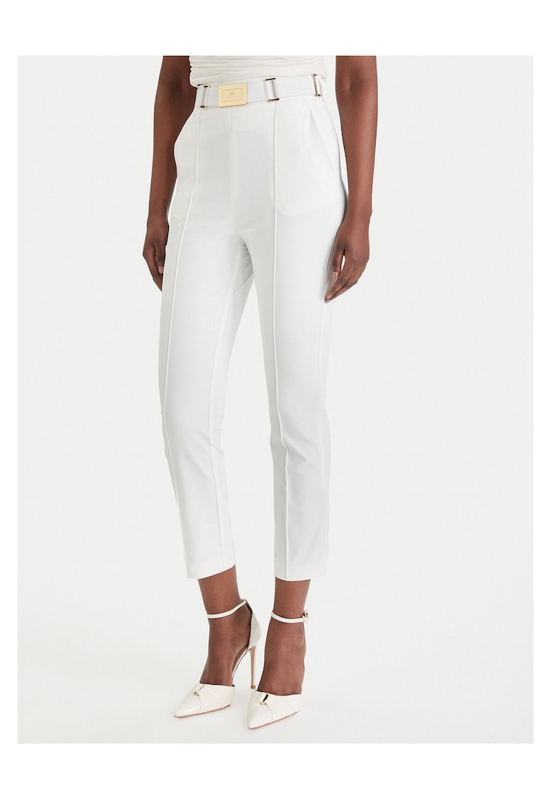 Pantaloni poliamida alb