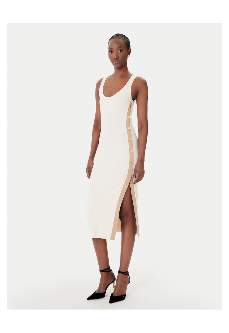 Rochie viscoza - bej - Bej