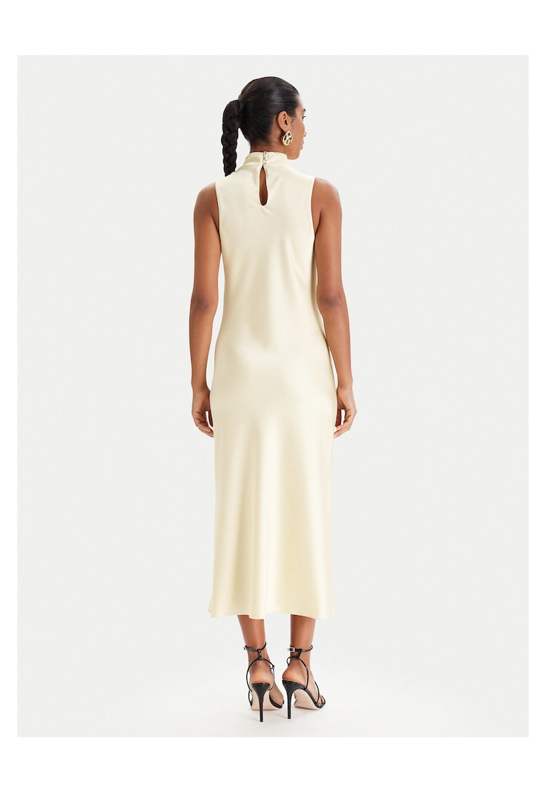 Rochie de cocktail Femeie - galben - poliester