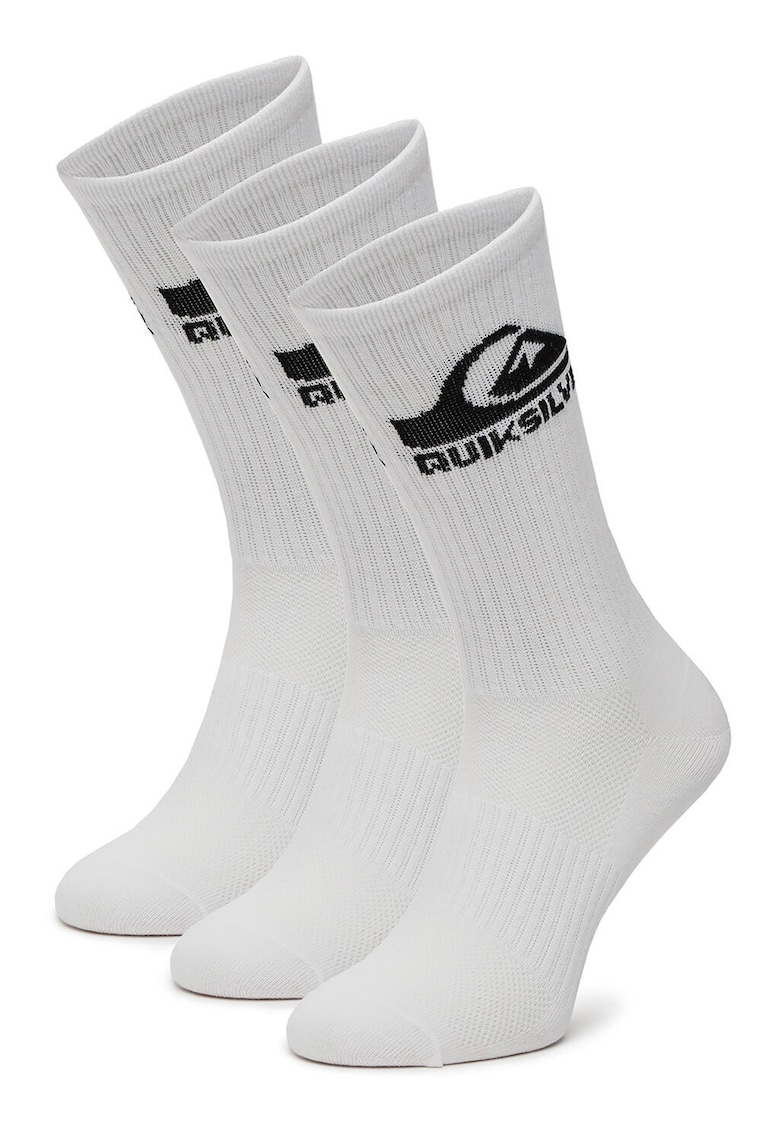 Set 3 perechi sosete lungi - alb - 43-46