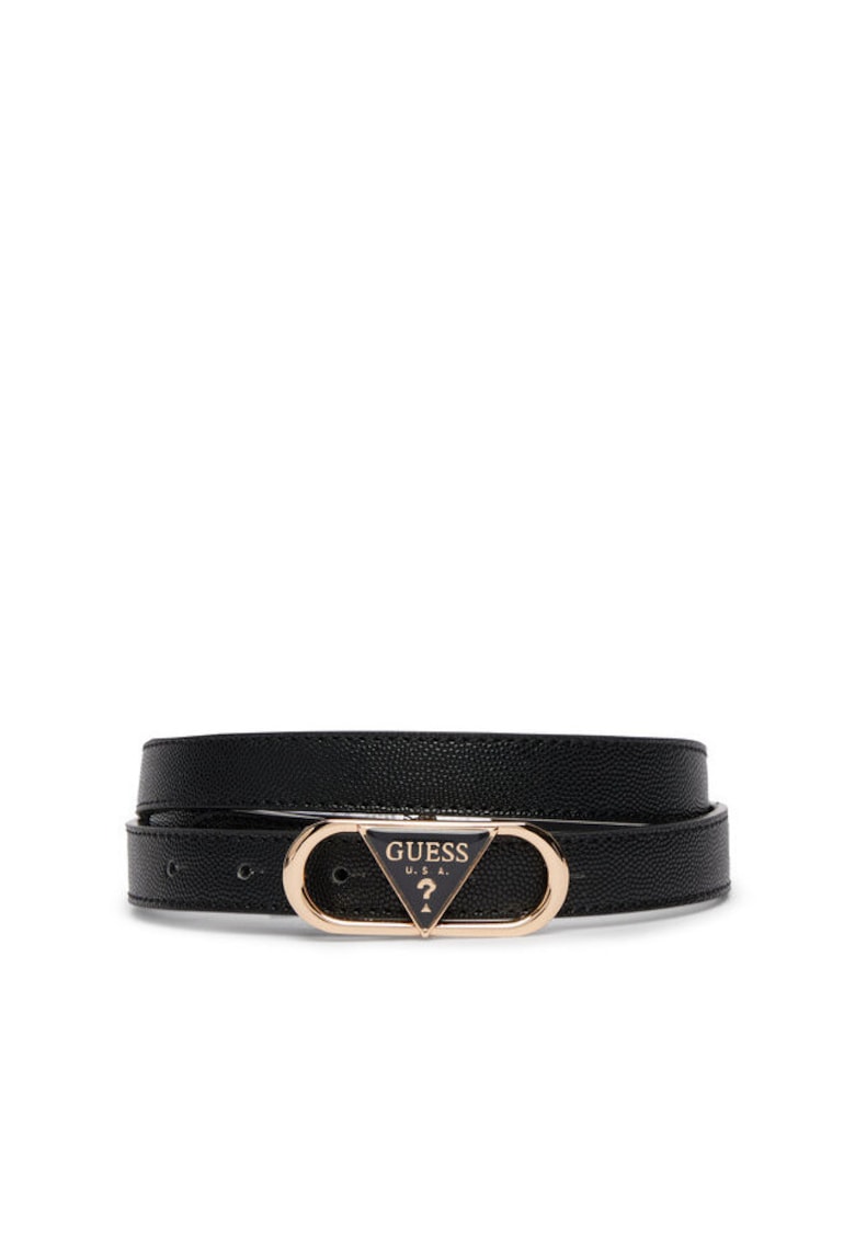Curea dama - piele ecologica - negru - L INTL