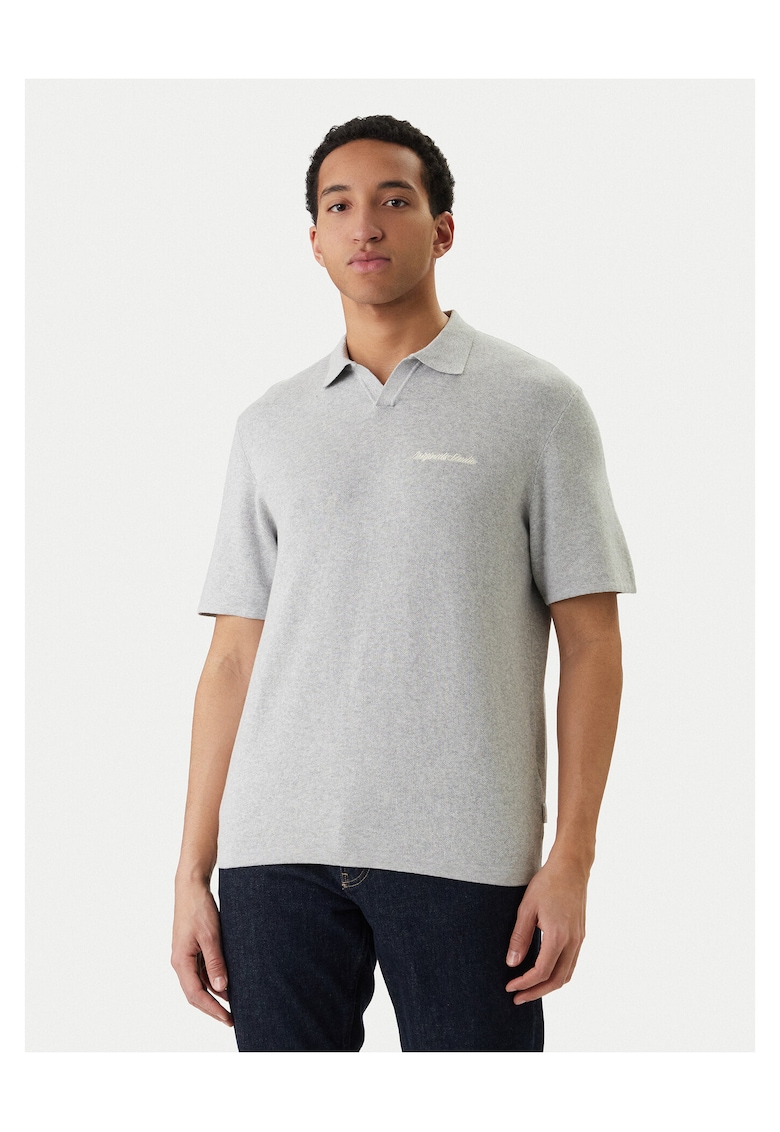 Tricou barbati - bumbac organic - gri - Gri