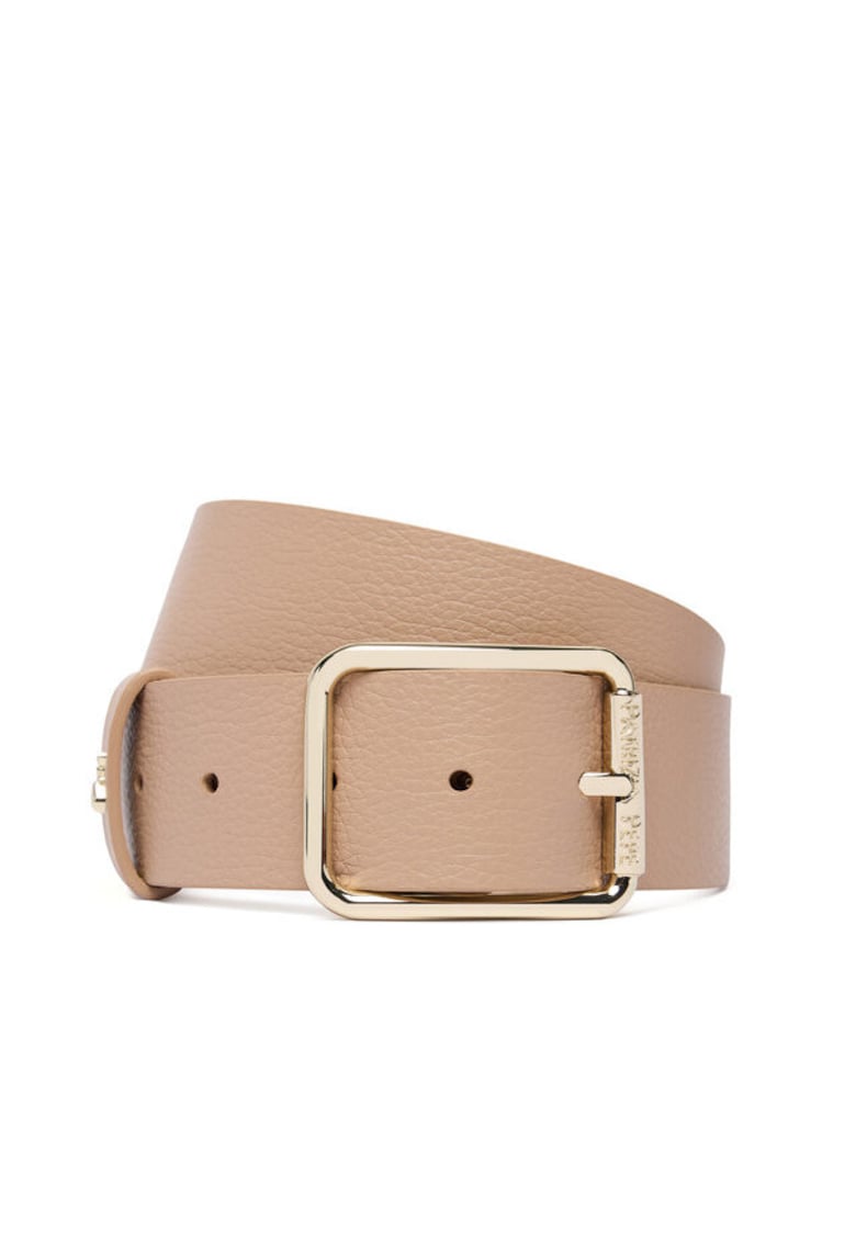Curea de dama - piele naturala - bej - XS INTL