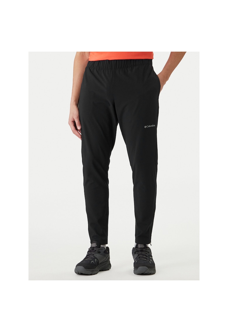 Pantaloni sport barbati - poliester - negru - exterior 91% poliester - 9% elastan