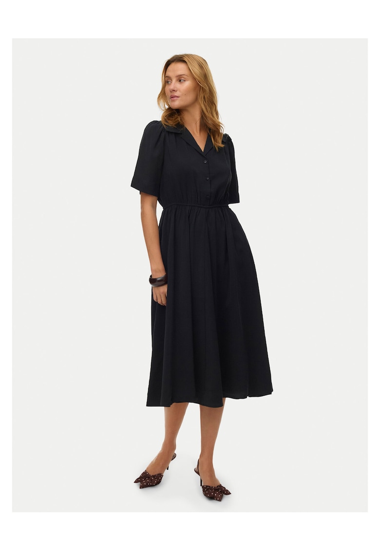 Rochie camasa Dama - Negru - Viscoza