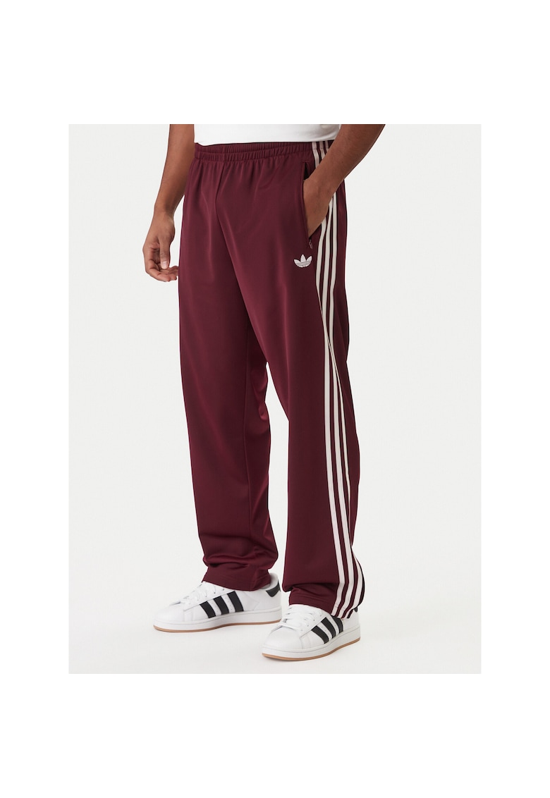 Pantaloni sport barbati - rosu bordeaux - poliester reciclat
