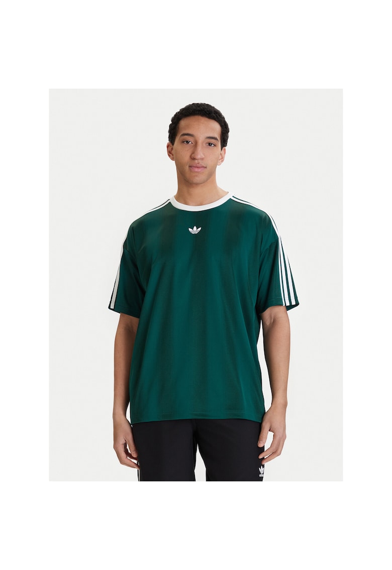 Tricou sport barbati - lejer - verde - poliester reciclat