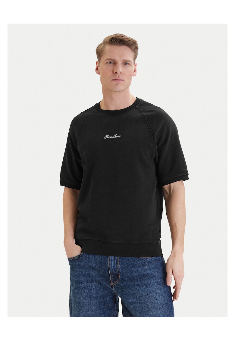 Hanorac barbati - bumbac - negru