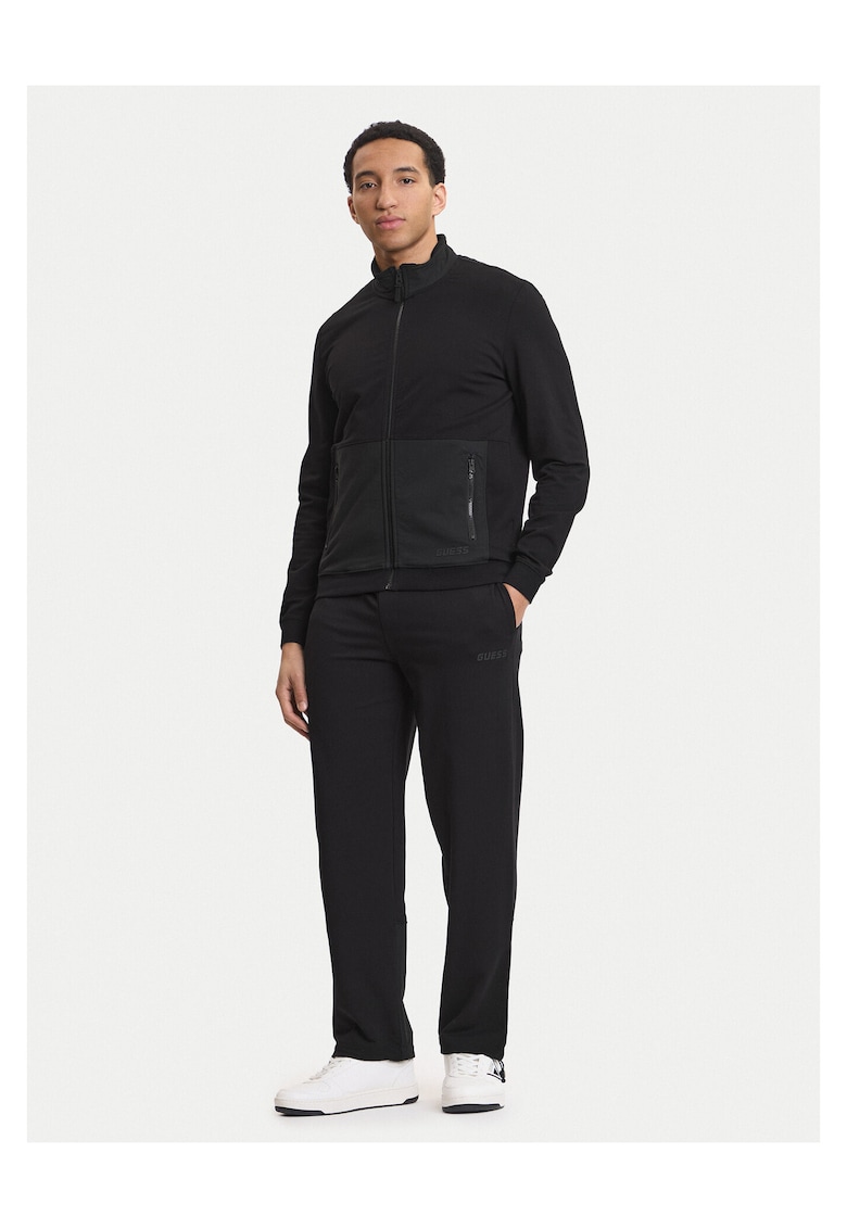 Hanorac negru din bumbac - Negru