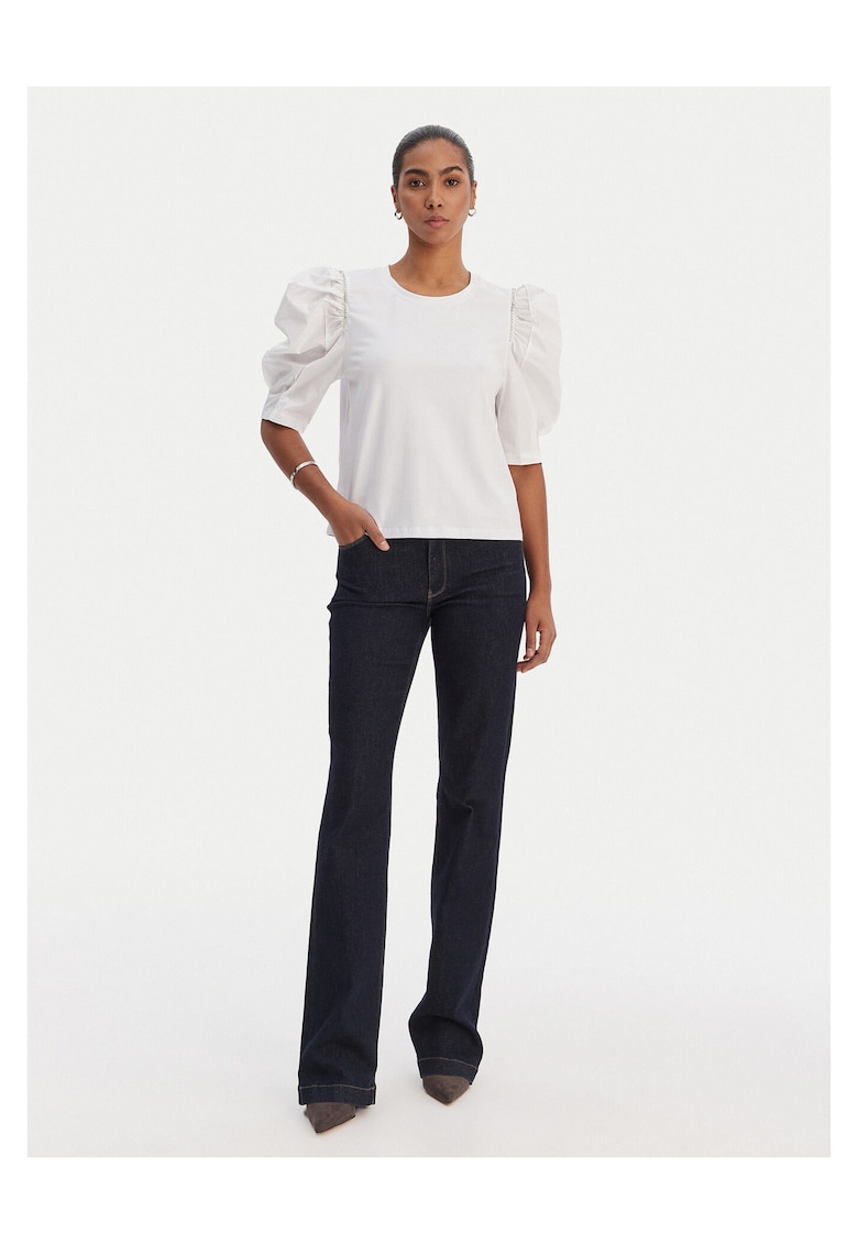 Bluza dama din bumbac - Alb